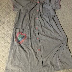 Vintage smart time house dress 1970/80s‎